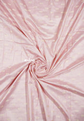 Mild pink - Unisex Banarasi Silk Cotton small buttas Fabric – For Men's Kurta, Blouse, Kurti, A-Line Frocks